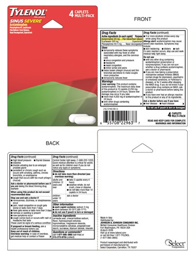 Tylenol Sinus -2 (2622963015   Tylenol Sinus Severe   1955 2)